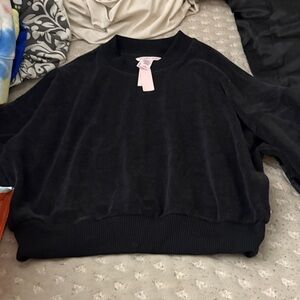 Victoria's Secret Black Crew Neck Sweater
